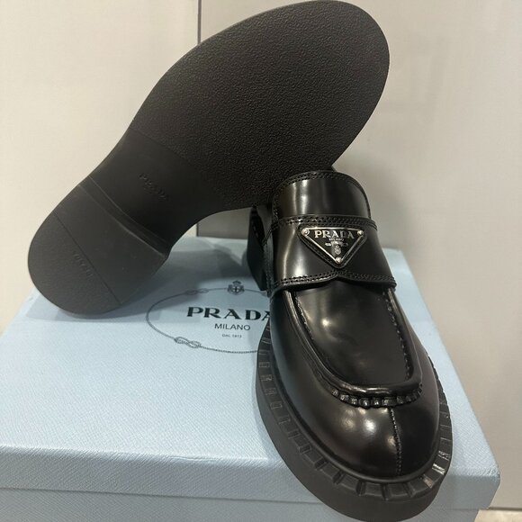 Women's Prada Pink Loafers 💫 - Picture 5 of 6